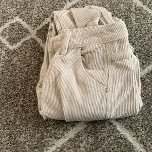 Dute - Corduroy Straight Leg Pants [Beige - M]